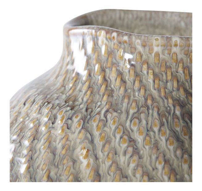 Váza Veloria 8 (bílá + zelená)