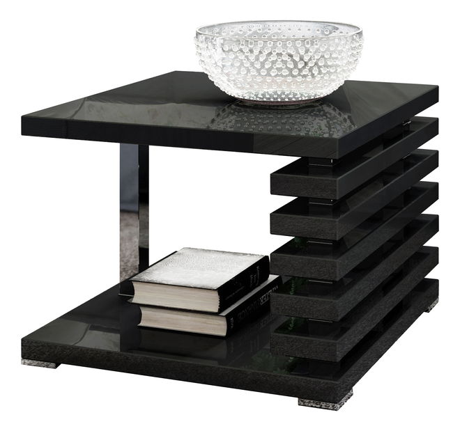 Konferenční stolek Kyram 2 (lesk černý)