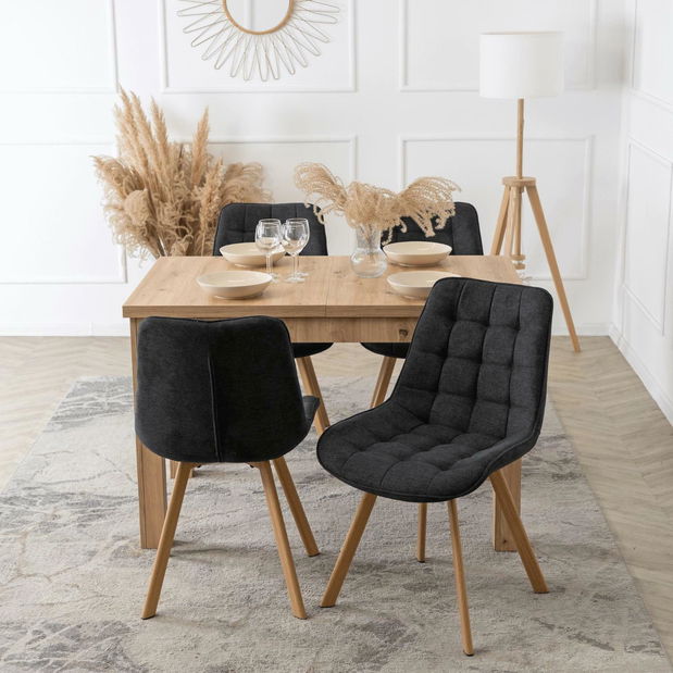 Jídelní židle Kramnik (černá)