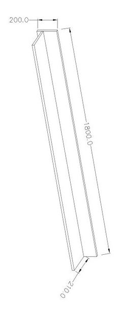 Polička Lartia Typ 02 (dub riviera)