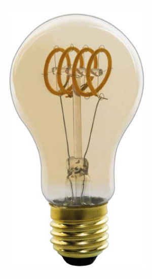 LED žárovka Led bulb 11403F (zlatá + jantar)