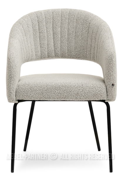 Židle Kim (béžová + černá)