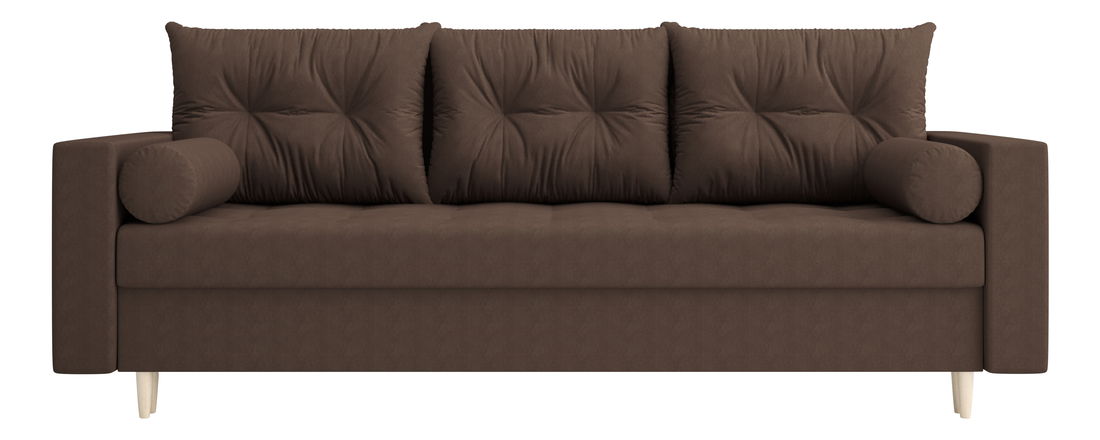 Pohovka trojsedačka Summit (tmavě hnědá)