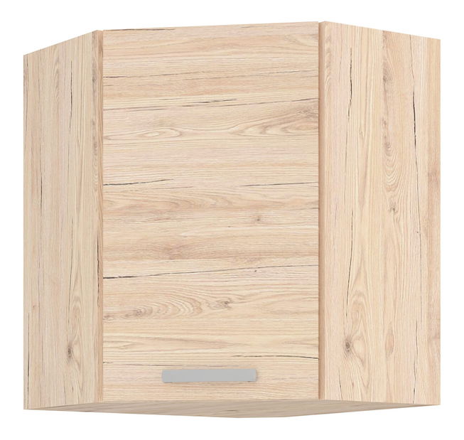 Rohová horní kuchyňská skříňka Bergenia 58 x 58 GN 72 1F (dub bordeaux)