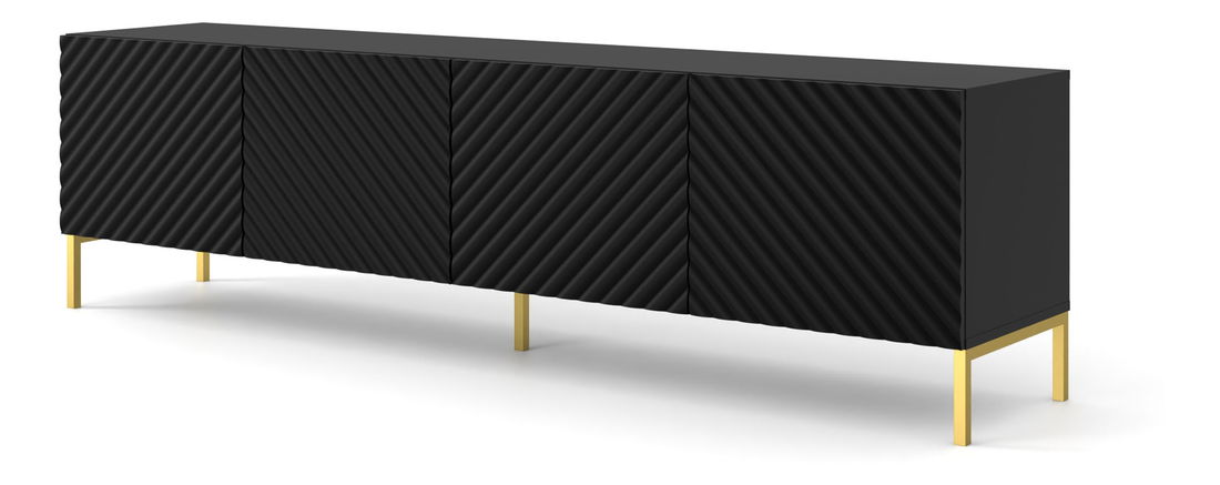 TV stolek Surfy 4D (černá)