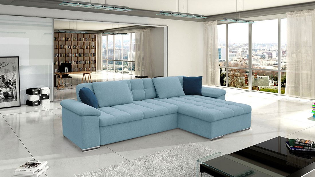 Rohová sedací souprava Dante (bílá)