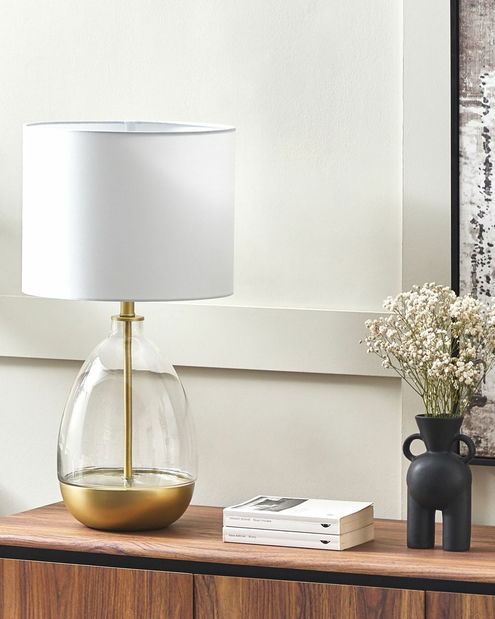 Stolní lampa Okaza (bílá)