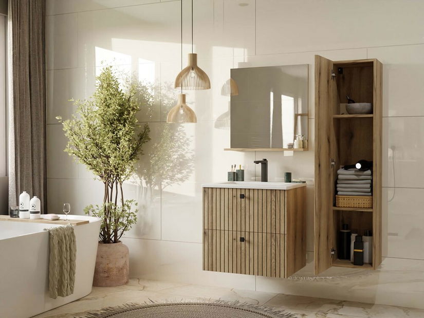 Skříňka pod umyvadlo Terca 1 60 (dub evoke)