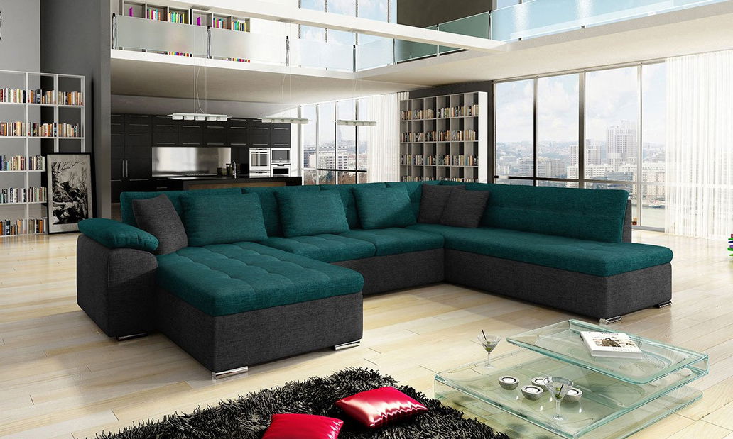 Rohová sedací souprava Talia (rezavá)