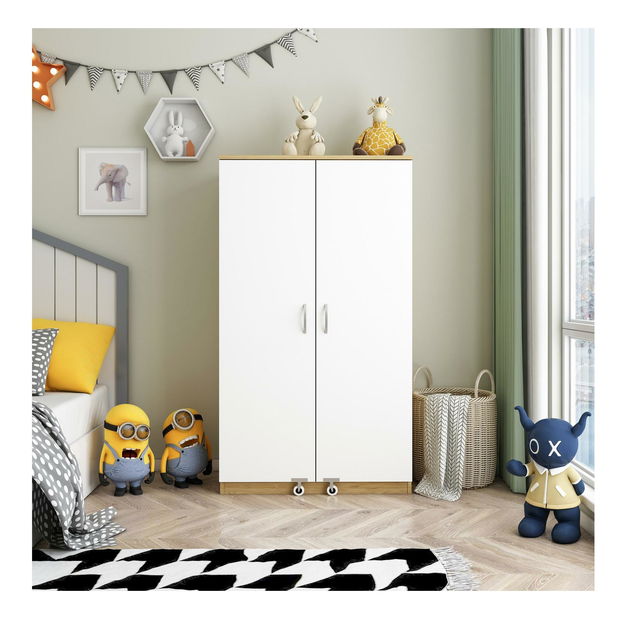 Potravinová kuchyňská skříňka Passek (dub bílý)