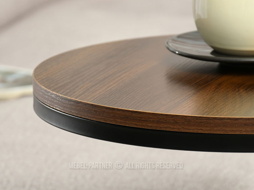 Konferenční stolek Corden (ořech + černá)