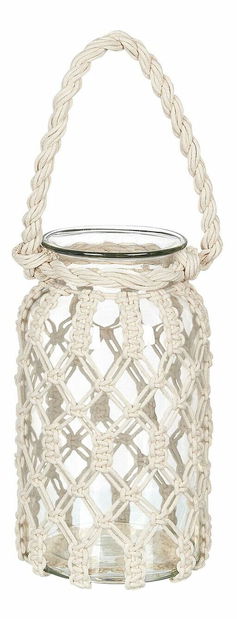 Svícen 28 cm Jalza (bílá)