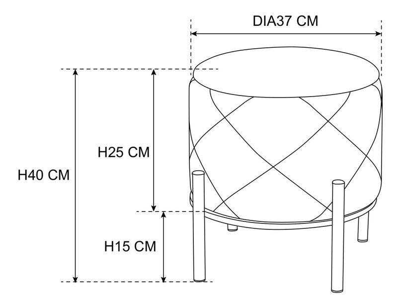 Podnožka Solange (tmavě růžová)