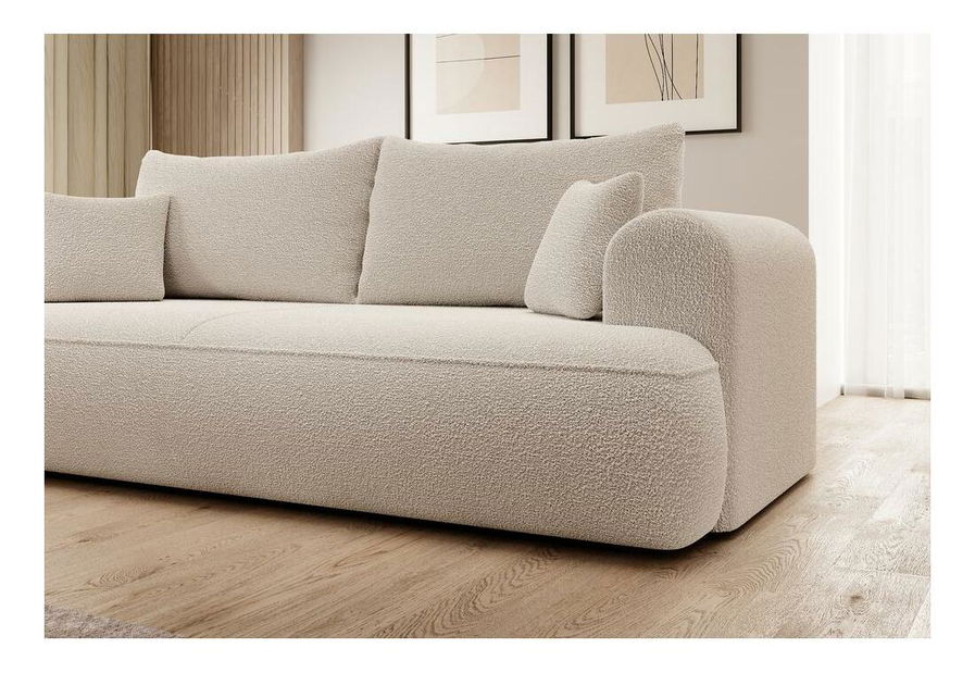 Pohovka trojsedačka Olivo S (béžová + černá)