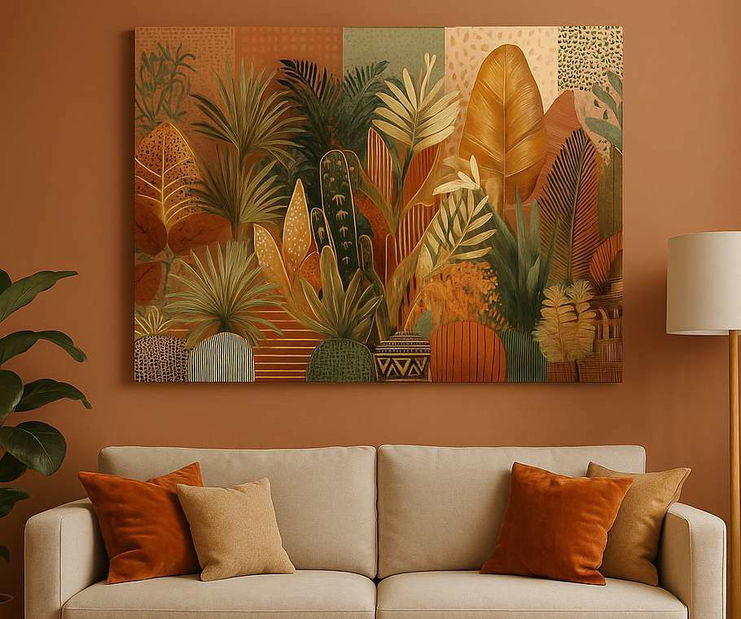 Obraz Hama 5 (bílá) 50 x 70 cm