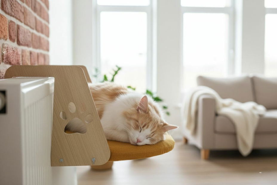 Závěsný pelíšek pro domácí zvíře Radia (hnědá) 1