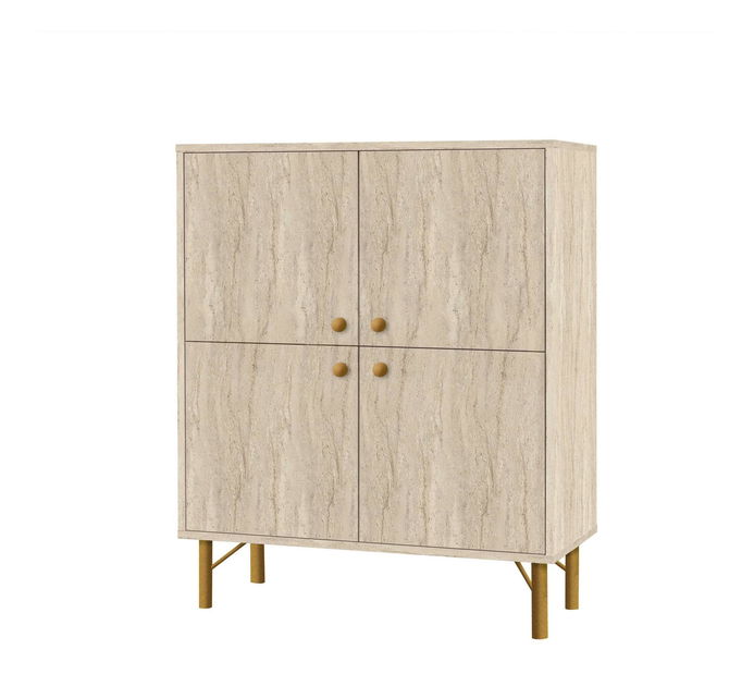 Skříňka Maluxe 2 869 (travertin)