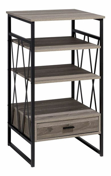 Regál Kuna (tmavě šedá)