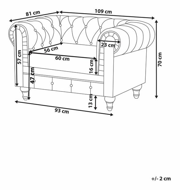 Křeslo CHICHESTER (žlutá)