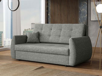 Rozkládací pohovka Carivia Art III (šedá) (s úl. prostorem)