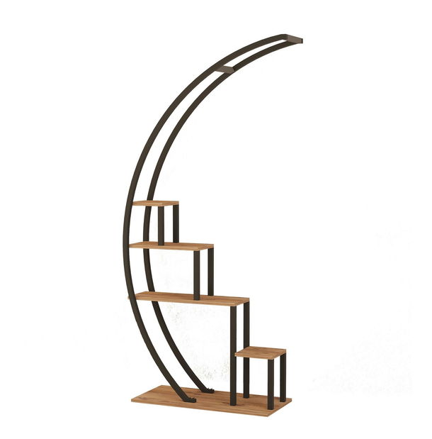 Regál Gardenia (atlantická borovice + černá)