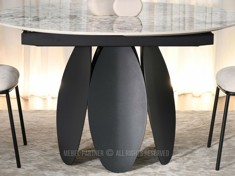 Jídelní stůl Facilidades (šedá + černá)