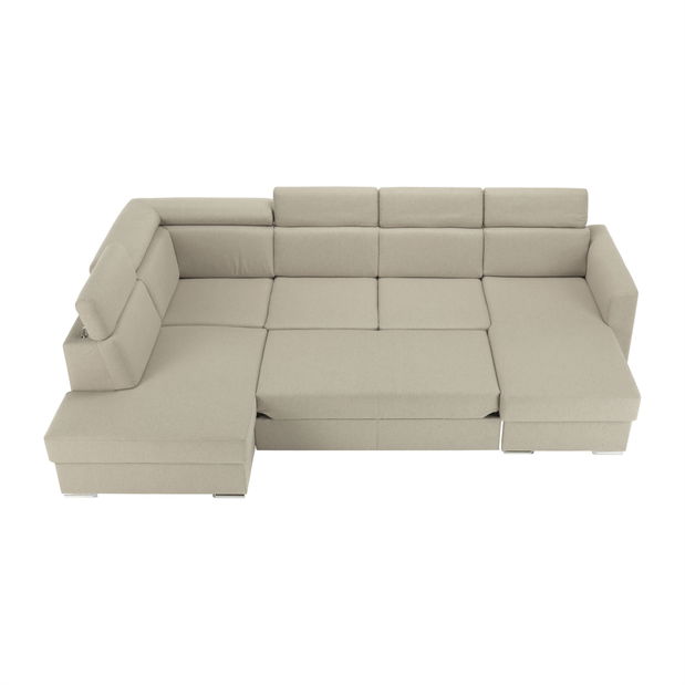 Rohová sedací souprava U Maidstone (béžová) (L)