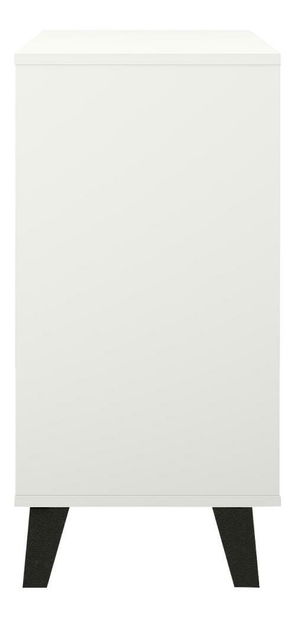 Komoda Brisas 4 (bílá + černá)