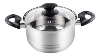 Kastrol s pokličkou- Fastplus Leger 18cm (stříbrná)