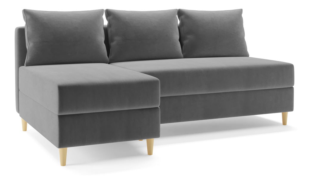 Rohová sedací souprava Vlada (L) (šedá)