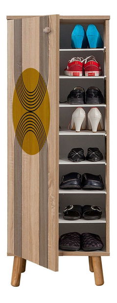 Botník (skříňka na boty) Beside 4 (dub sonoma)