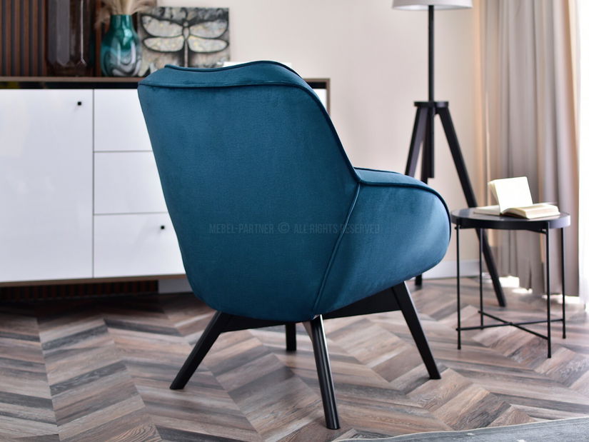 Designové křeslo Merch (bílá)