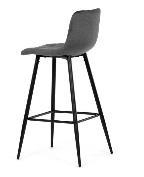 Barová židle Asegurando (tmavě šedá)