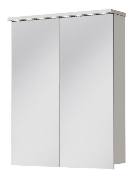 Koupelnová skříňka na stěnu Juventa Monza MnMC-60 W (se zrcadlem) (s osvětlením)