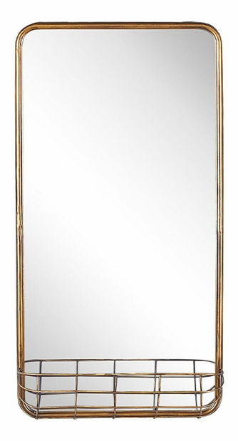 Nástěnné zrcadlo Macza (zlatá)