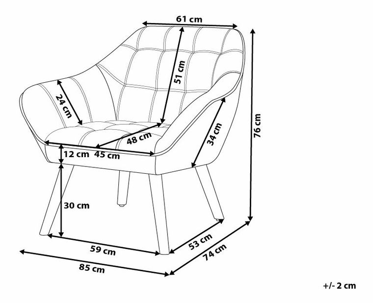 Křeslo Kanagar (modrozelená) *výprodej