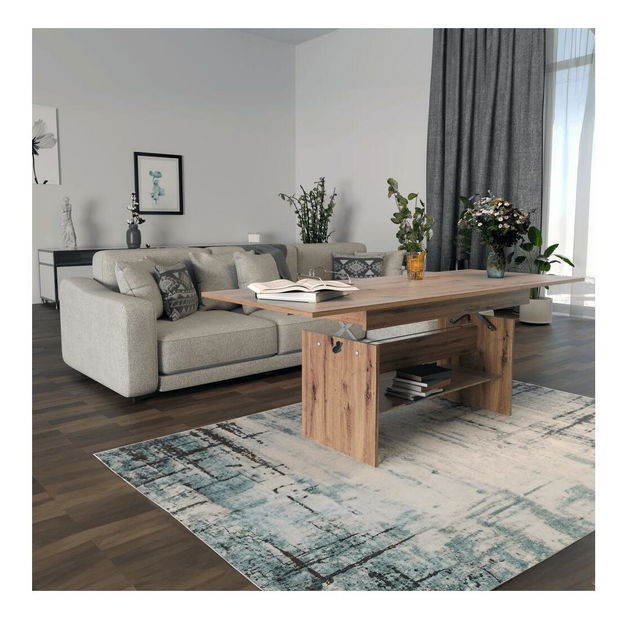 Rozkládací jídelní stůl Likud (dub artisan) (pro 4-6 osob)