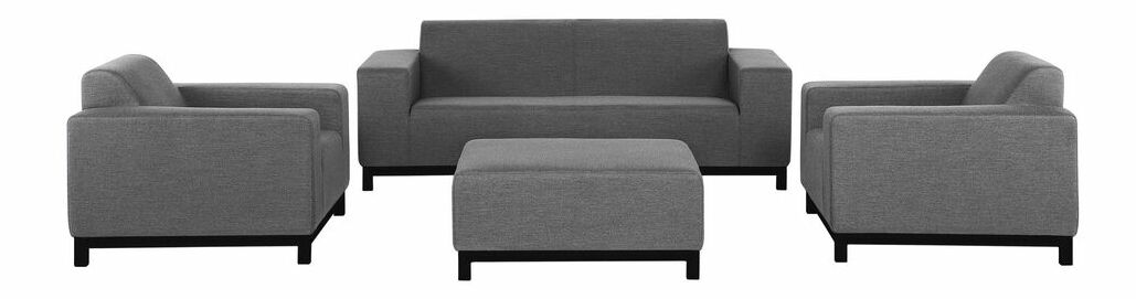 Zahradní sedací souprava Raviol (tmavě šedá)