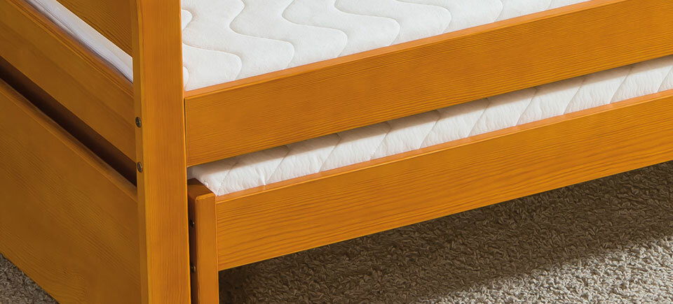 Rozkládací postel 80 cm Timbur (s rošty a úl. prostorem)