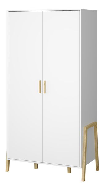 Šatní skříň Berry (bílá)
