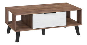 Konferenčný stolek Shela SVN-05 (craft tobaco + craft bílý)