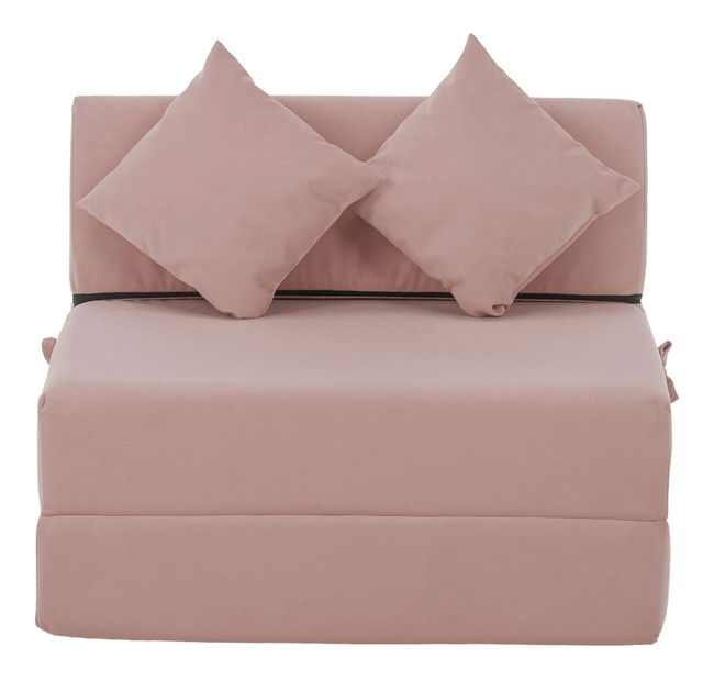 Rozkládací křeslo Plantearan (růžová)