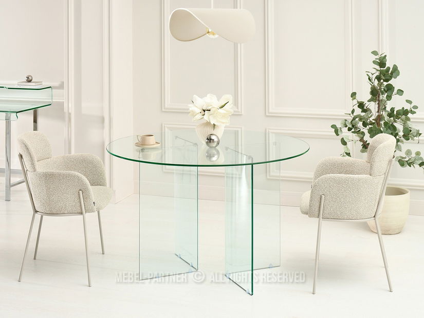 Jídelní stůl Abunda (čiré sklo)