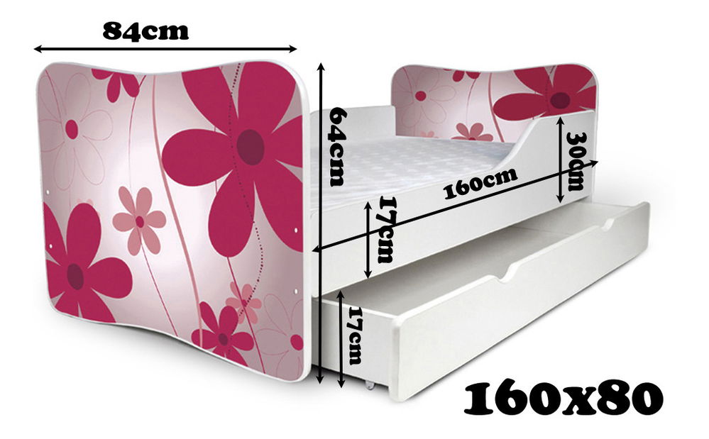 Dětská postel 160x80 cm Lena 41 