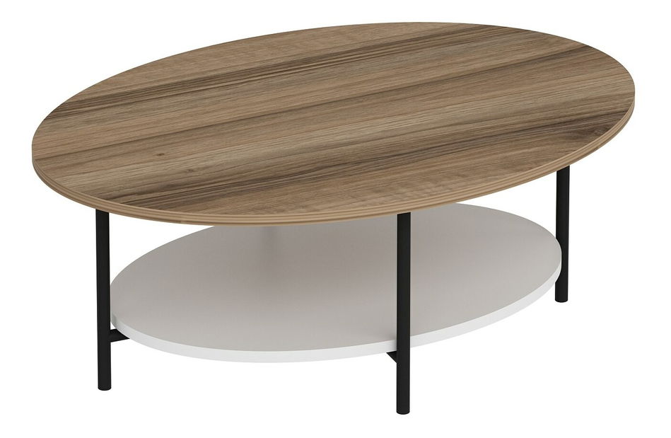 Konferenční stolek Elisie (Dub + Bílá)