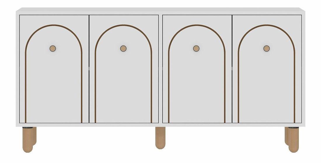 Komoda Oriondo (bílá)