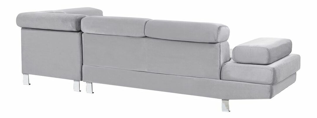 Rohová sedací souprava NOTRALE (šedá) (P)