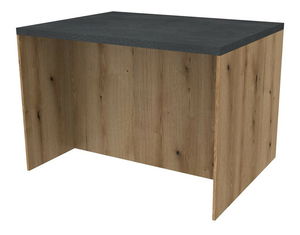 Kuchyňský ostrůvek Vestia 1 (černá + dub evoke)