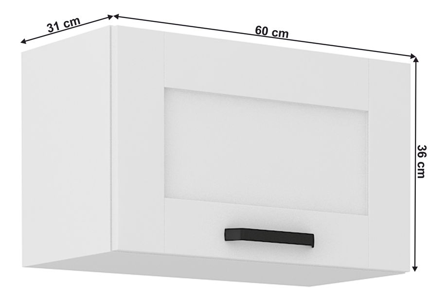 Horní skříňka Lesana 1 (bílá) 60 GU-36 1F 
