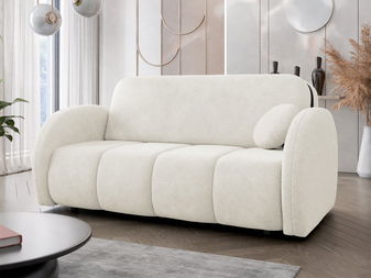 Rozkládací pohovka Carivia Comfy IV (bílá) (s úl. prostorem)